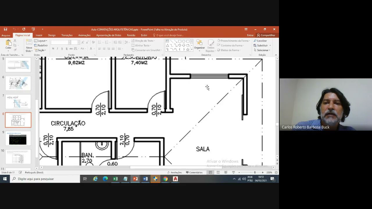 NBR 8403 Aplicação de linhas em desenhos
