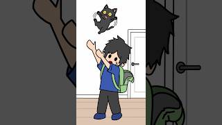 飼い猫とジャンプショットやってみた【アニメ】