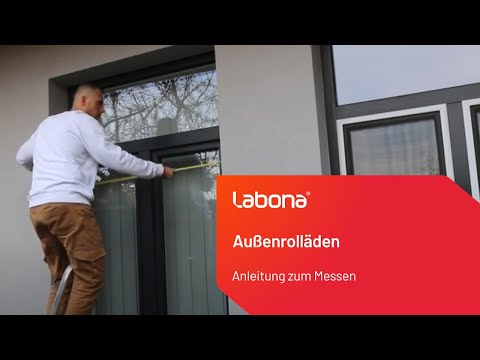 Anleitung zum Ausmessen - Außenrolläden