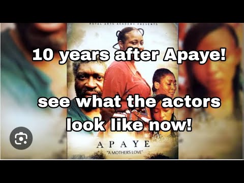 Ten years after Apaye see what the actors look like now
