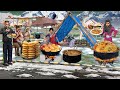 Winter Me Chole Bhature Wala Famous Street Food Chole Bhature Hindi Kahani Moral Story Comedy Video