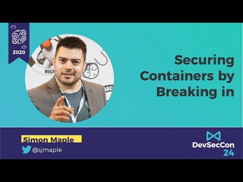Image thumbnail for talk Securing Containers by Breaking in