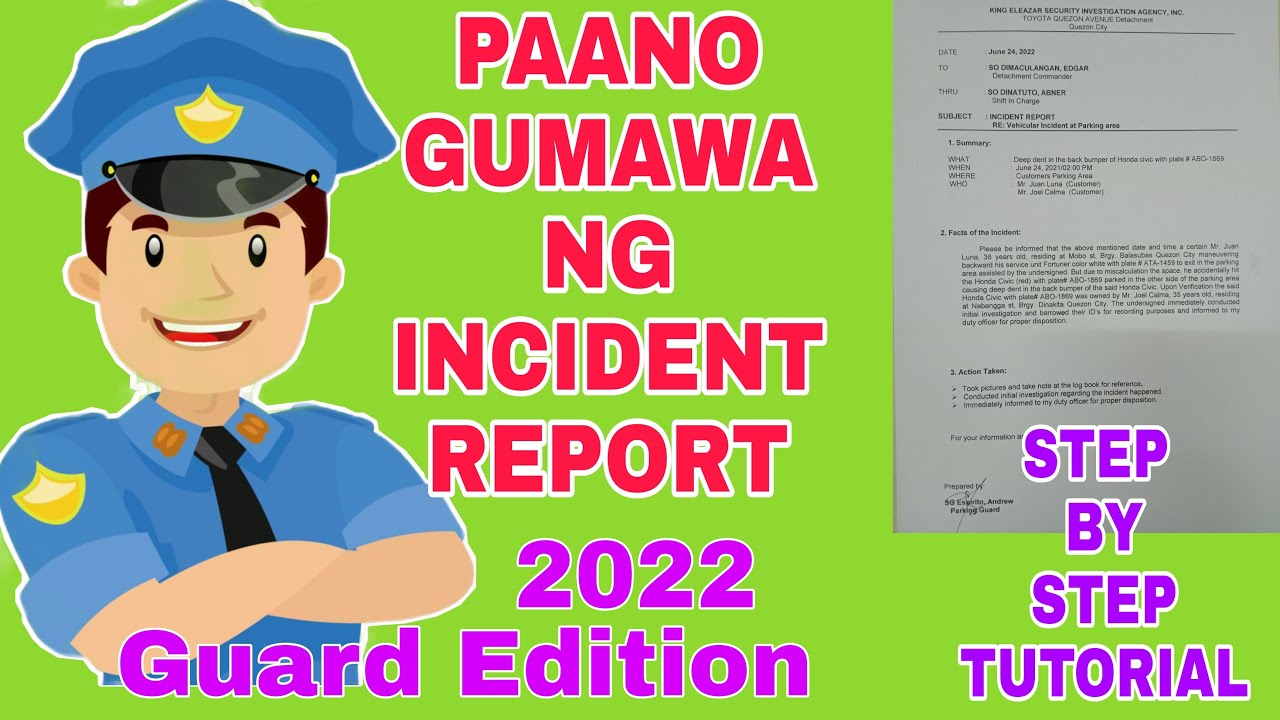 Putar video PAANO GUMAWA NG INCIDENT REPORT/GUARD EDITION/HOW TO MAKE INCIDENT REPORT/RobertCD Vlogs sekarang PAANO GUMAWA NG INCIDENT REPORT/GUARD EDITION/HOW TO MAKE INCIDENT REPORT/RobertCD Vlogs