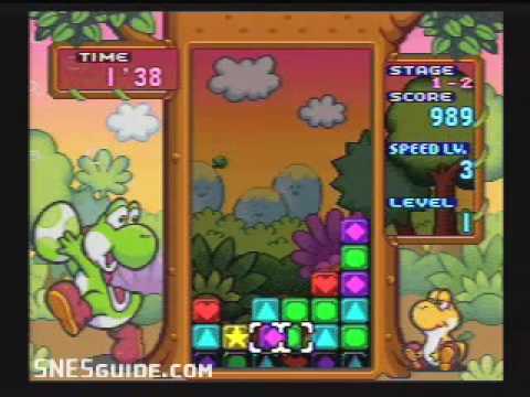 tetris attack super nintendo puzzle