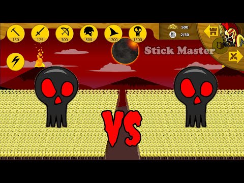 HACK SUMMON ARMY SPEARTON VS ARMY GOLDEN SPARTAN VS FINAL BOSS | STICK WAR LEGACY | STICK MASTER