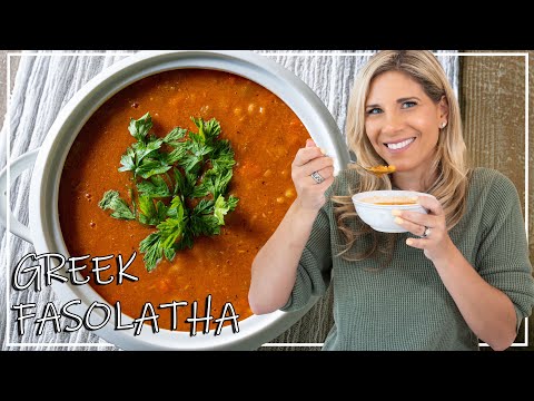 How to Make the BEST White Bean Soup | Nikki's Greek Fasolatha