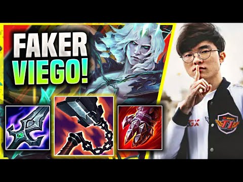 Faker Destroy Korien Ranked  Viego Mid  [ Quadrakill ] !!