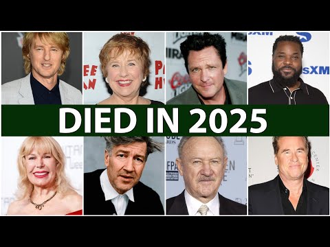 50 Famous Celebrity Who DIED So Far in 2025!