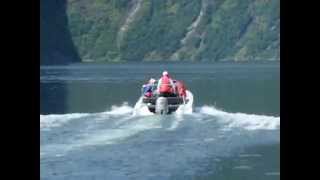 preview picture of video 'Boat taxi - going from Grande or the pier in Geiranger - www.activegeiranger'