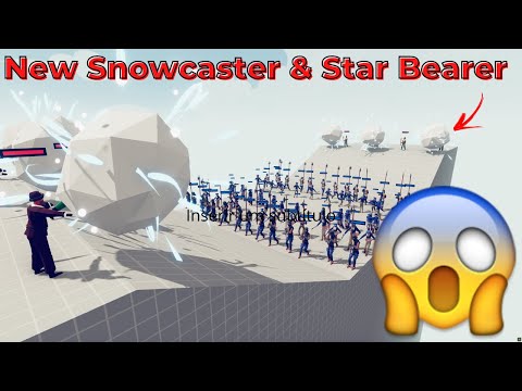 New Snowcaster & Star Bearer Vs Every Faction - (10 Vs 70)  TABS - Totally Accurate Battle Simulator