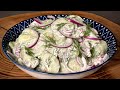 💯 The best cucumber salad with dill! Recipe from a German grandmother!