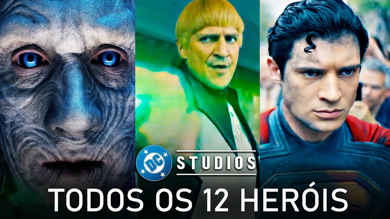 SAIU A LISTA OFICIAL!! TODOS OS 12 HERÓIS QUE ESTÃO EM SUPERMAN | DC STUDIOS