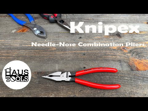 KNIPEX 08 21 185 Needle-Nose Combination Pliers