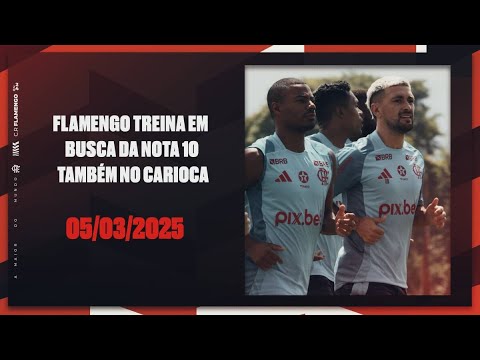 Flamengo trains in search of grade 10 also in carioca
