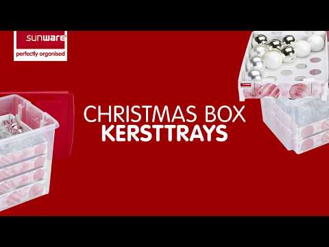 Seite 3 – Q-line Weihnachtsbox 38L mit Einsatz für 125 Kugeln transparent rot (Video)
