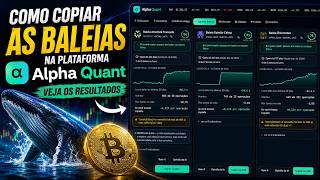 COMO COPIAR AS BALEIAS NA ALPHA QUANT E ACOMPANHE OS RESULTADOS DOS ROBÔS 02.09.26