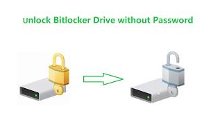 unlock bitlocker drive without password