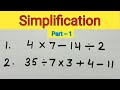 Simplification Of Numeric Expression How To Simplify A Numeric Expression DMAS Rule