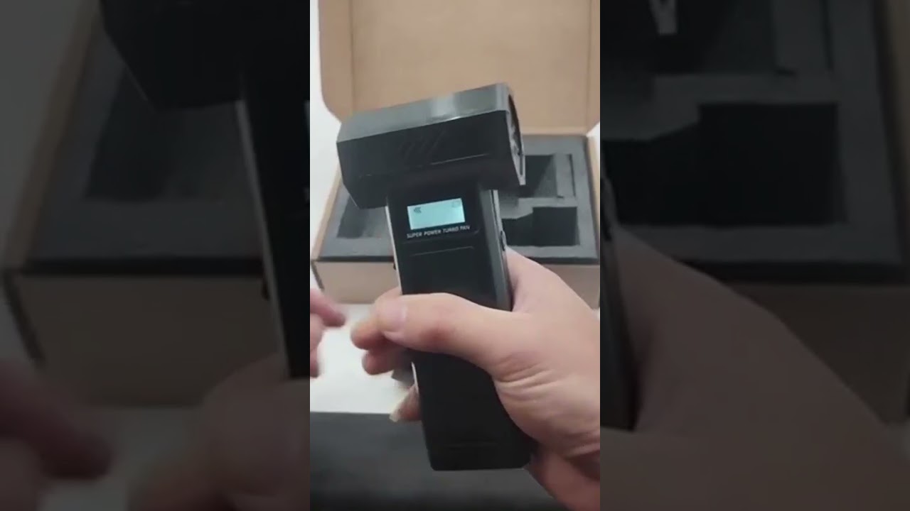 Quạt Phản Lực Honyjor Super Turbo Fan 5000mAh Có Màn Hình Hiển Thị - 130.000RPM