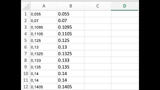 How to Convert Commas to Decimals in Excel