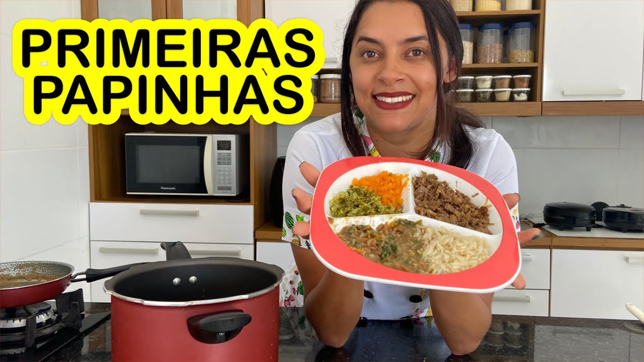 COMO  COZINHAR  as  PRIMEIRAS  PAPINHAS  para  BEBÊS  - Descomplique a introdução alimentar