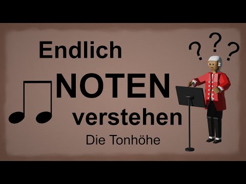 Noten lesen lernen im Violin- und Bassschlüssel – Die Tonhöhe (#1)