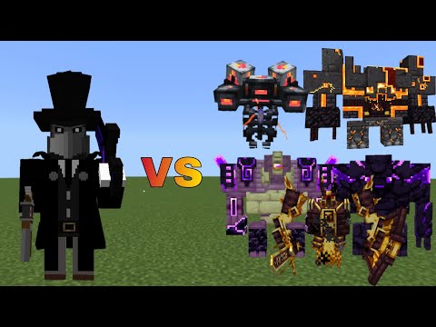 Headhunter Reworked New vs L Ender Cataclysm Bosses | Minecraft | Mob Battle