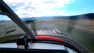preview picture of video '[Cockpit view] Hard landing and takeoff at Mende-Brenoux [MEN/LFNB]'
