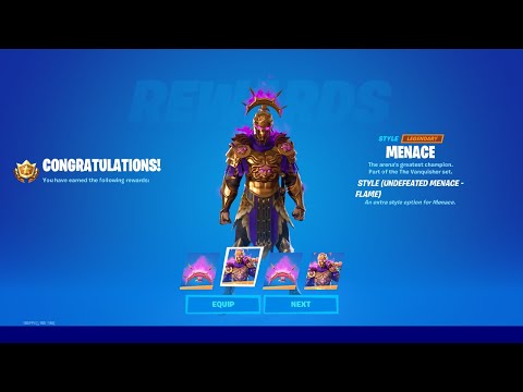 How to Unlock FREE Menace Undefeated Flame Edit Style in Fortnite! Complete 80 Epic Quests