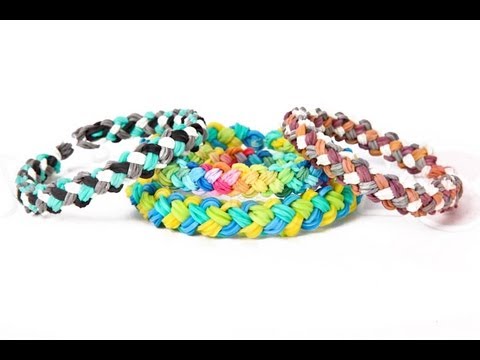 Rainbow Loom Patterns - Mini Double Braid bracelet
