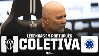 SAMPAOLI em PORTUGUÊS | COLETIVA PÓS GALO 2x1 CRUZEIRO