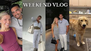 FALL VLOG: full body workout, pottery painting, cooking at home, date night & golfing 
