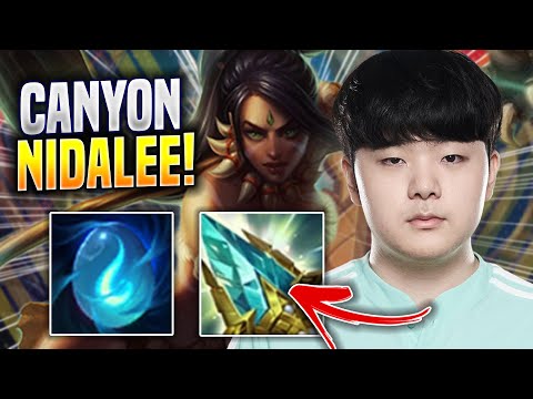 CANYON TRIES NIDALEE WITH NEW ITEMS! * Preaseason 2023 * - DK Canyon Plays Nidalee Jungle!