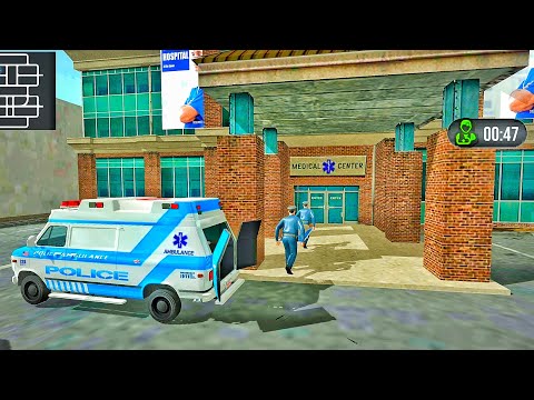 Policeman Ambulance Van Driving - 911 Emergency Rescue Driving Simulator - Android Gameplay #2