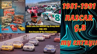 My official entry into the 2026 NASCAR group build, of 1981-1991 downsized car's! 