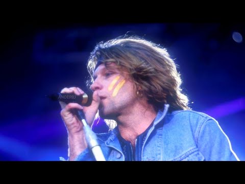 Bon Jovi | 1st Night at Wembley Stadium | Professional VHS Upscale | London 1995