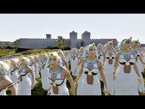 CAN 1.5K CLEOPATRA DEFEND FORTRESS FROM 800K SHOTGUN SOLDIERS? Ultimate Epic Battle Simulator UEBS 2
