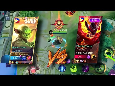 CYCLOPS VS PRO ALDOUS | INTENSE BATTLE - MLBB