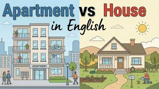 Talking About Apartment vs House in English | Easy English Podcast