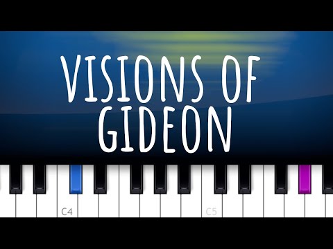 Visions of Gideon ~ Sufjan Stevens (piano tutorial)