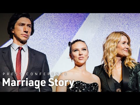 Noah Baumbach, Scarlett Johansson, Adam Driver, Laura Dern, Ray Liotta & Alan Alda on Marriage Story