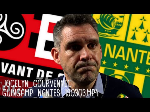 JOCELYN GOURVENNEC RÉAGIT APRÈS GUINGAMP - NANTES (0-0) / Ligue 1 - 3 mars 2019