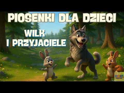 Wilk i Przyjaciele: radosny wilk spotyka mieszkańców lasu  z którymi się bawi