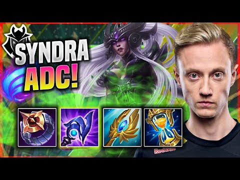 REKKLES TRY AGAIN SYNDRA ADC 🔥HE'S A GOD?!🔥 - G2 Rekkles Plays Syndra ADC vs Ziggs! |