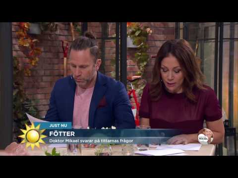 ”Hur får jag bort min vårta?” – Doktor Mikael svarar på tittarfrågor om fötter - Nyhetsmorgon (TV4)