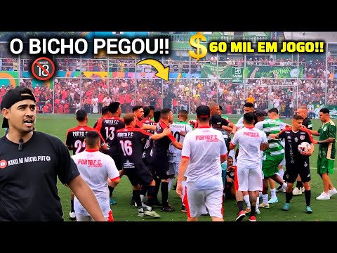 FINAL DA COPA DA PAZ PEGOU FOGO EM PARAISOPOLIS ENTRE PALMEIRINHA VS PORTO 