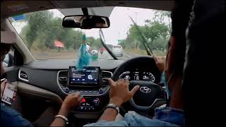 Driving In Rain 🌧️ Status ❤️ Verna Mashup