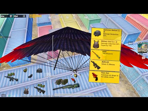 WoW!! I LANDED on AWM + FLARE GUN😍Pubg Mobile