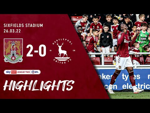 HIGHLIGHTS: Northampton Town 2 Hartlepool United 0
