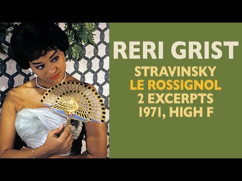 Reri Grist - Stravinsky: LE ROSSIGNOL, Two excerpts, TV Broadcast 1971, High F